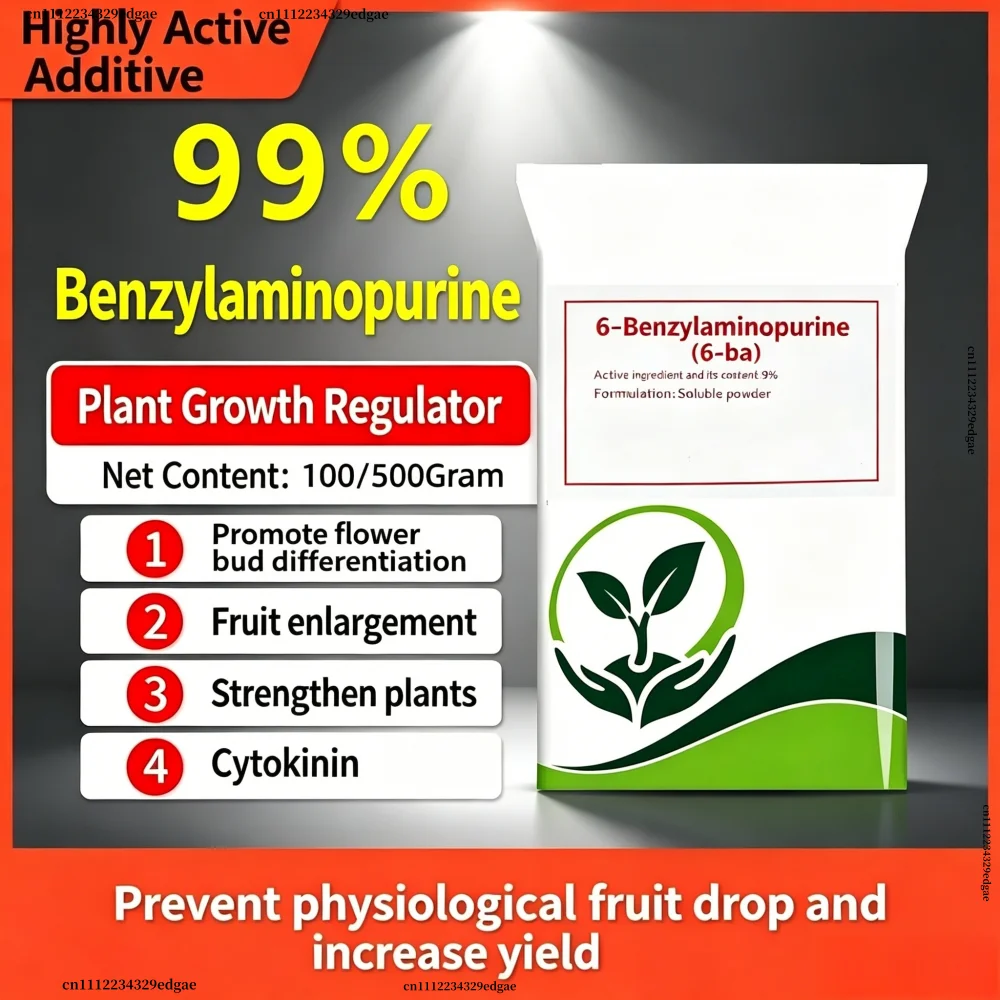 6-BA 6-Benzylaminopurine Cytokinin Powder Plant Growth Regulator Promote Germination & Cell Division