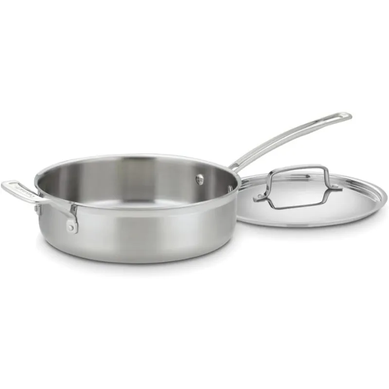 

MCP33-24HN MultiClad Pro Stainless 3-1/2-Quart Saute with Helper and Cover Skillet, 3.5-Quart, Sauté Pan w/Helper & Cover