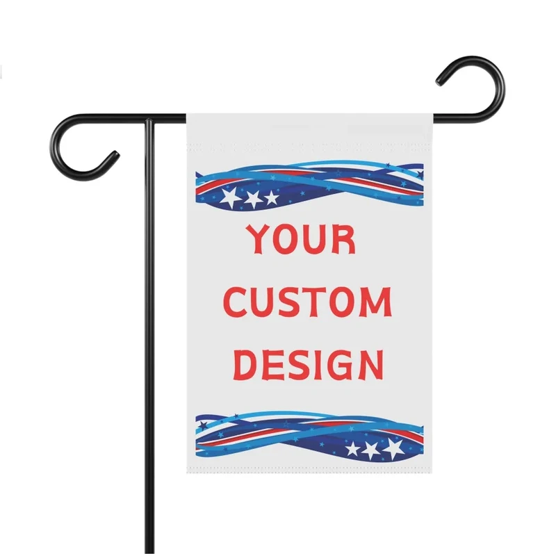 Personalized Garden Flag Custom Logo Text Flag Outdoor Banner Personalized Flags Double Sided Decor Business Wedding Flags