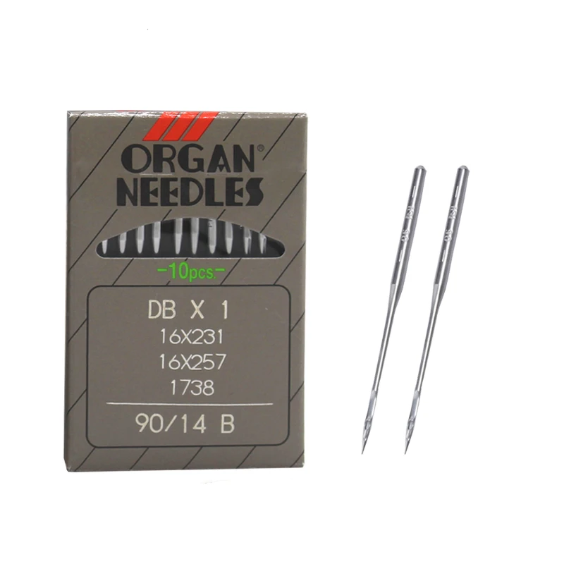 10 PCS DBX1 ORGAN Sewing Machine Needles For Industrial Lockstitch Japan Sewing Accessories DB*1 16x231 Knitting JUKI BROTHER