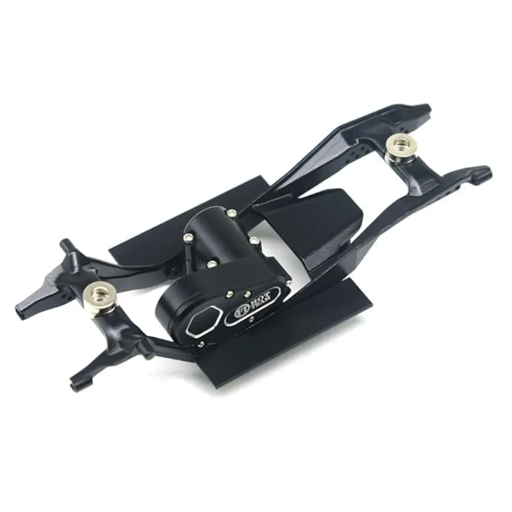 Hot Team Hobby Aluminum Chassis with Magnet with Transmission and POM Rock Slider for Axial 1:30 SCX30 Crawler Upgrades Parts