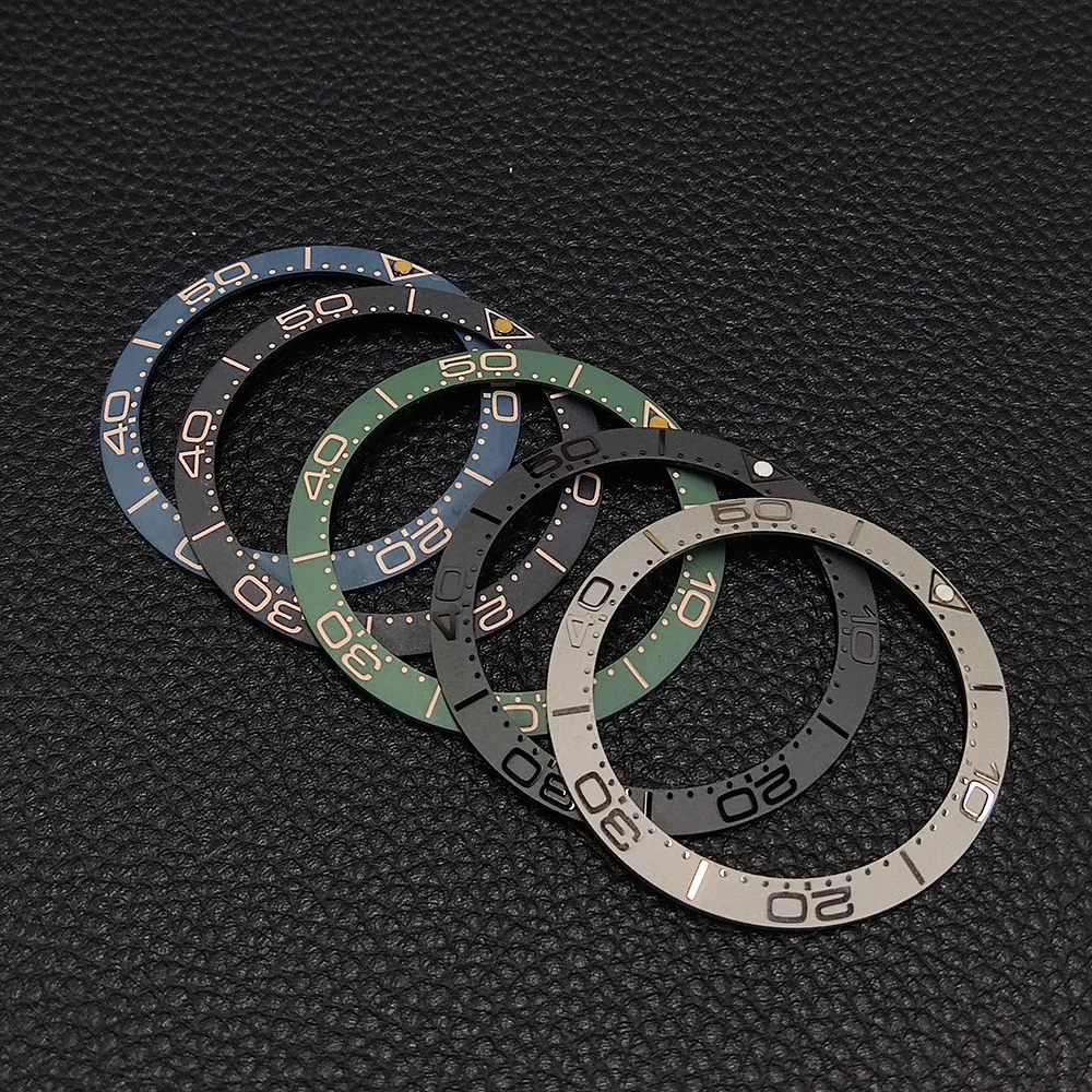 38mm*30.8mm Watch Ring Ceramic Bezel Insert Ring for SUB Seamaster Watch 40mm Case Watch Accessories