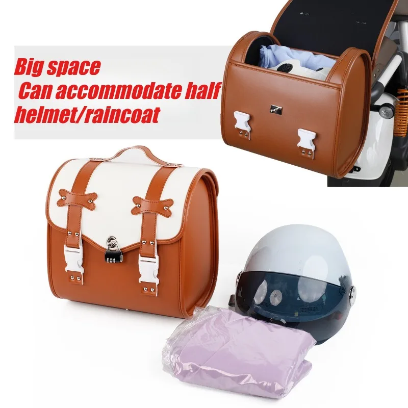 Suitable for Electric Vehicle Color Rear Trunk Bag Battery Car Hanging Bag Large Capacity Can Be Placed in The Helmet Trunk
