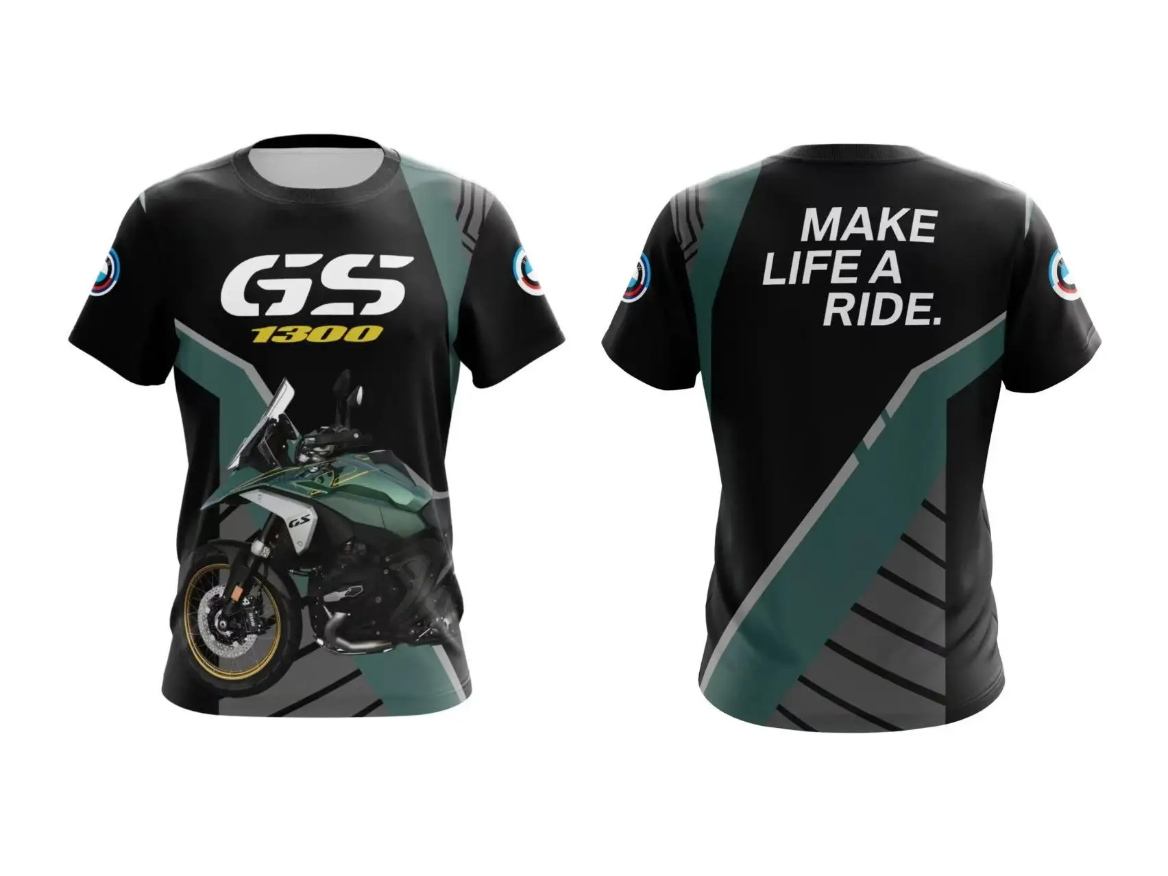 

2025 Summer BMW Men's Racing Suit Quick-drying T-shirt, The Latest Motorcycle Short-sleeved Breathable Loose Fashion Casual Y2K