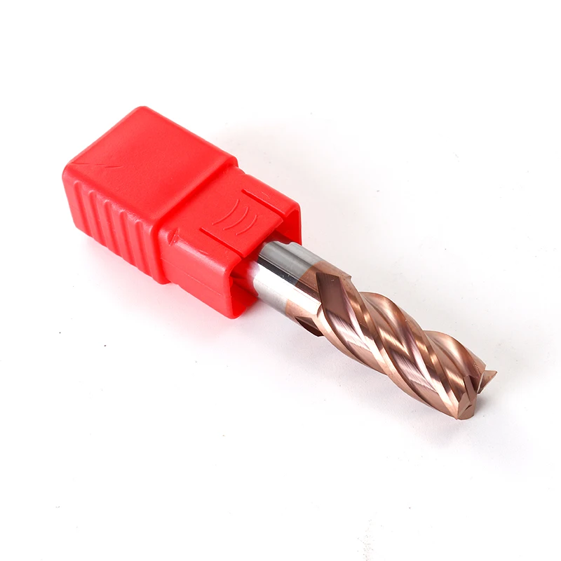 ZGT HRC60 4 Flute Tungsten Steel Milling Cutter End Mill CNC Cutting Metal Alloy Carbide Endmill 4mm 6mm 8mm 10mm 12mm 16mm 20mm