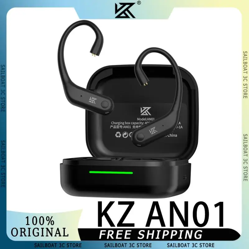 KZ AN01 Wireless Earphone Upgrade Ear Hook Cable Bluetooth5.4 C-Pin Support Active Noise Reduction LDAC HD Audio Decoding Custom