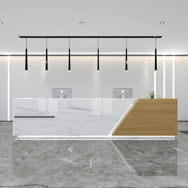 

Organizers Church Pulpit Front Desk Lectern Restaurant Tables Register Bar Shop Counter Corner Simple Mostrador Salon Furniture