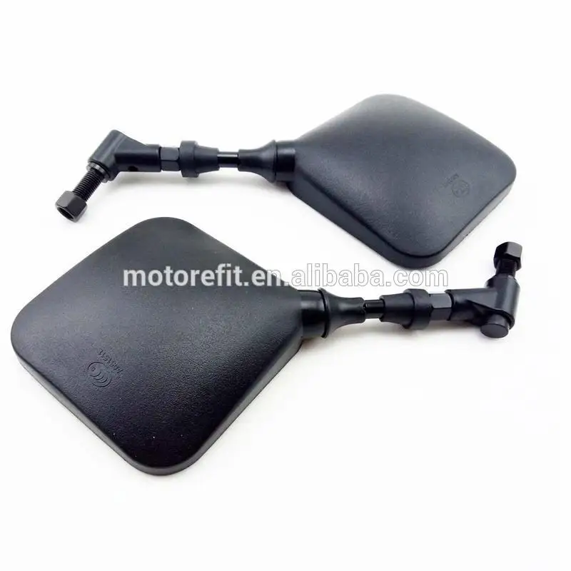 ملحقات الدراجات النارية باللون الأسود، مرآة الرؤية الخلفية الجانبية للدراجة النارية العالمية