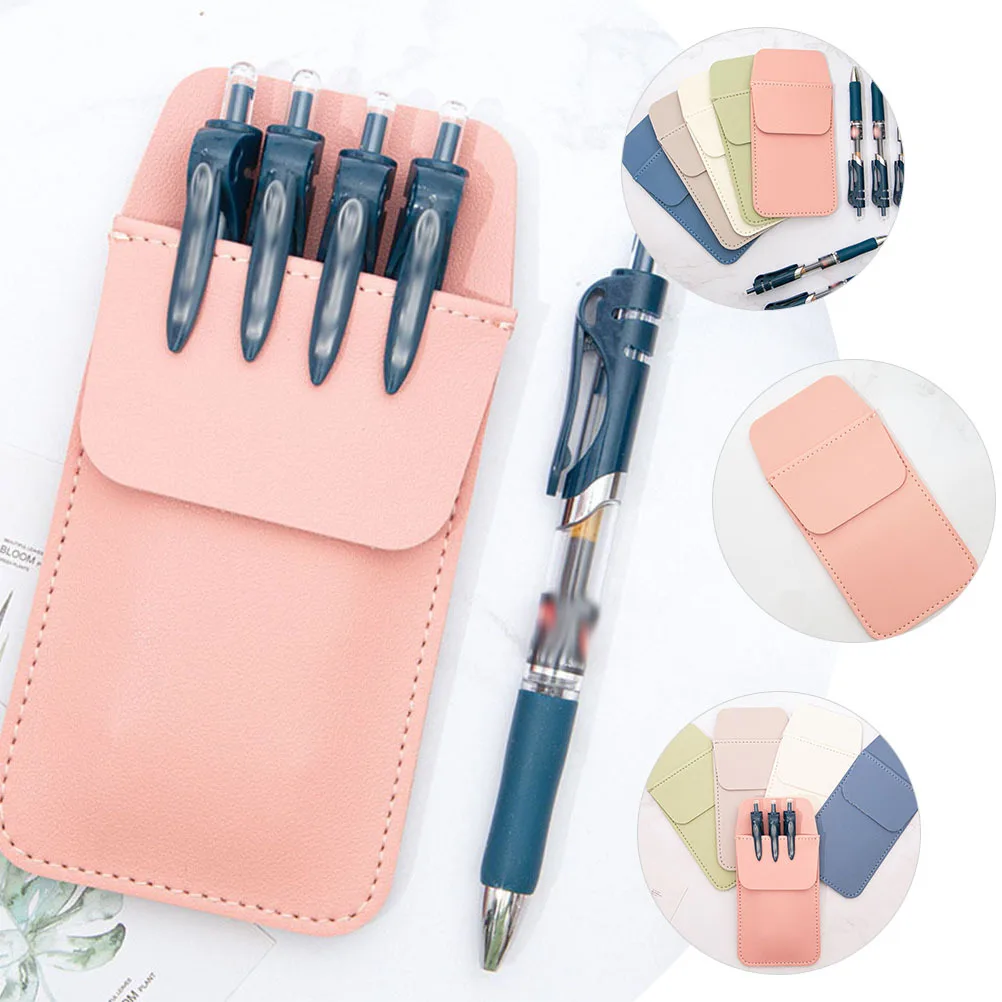 PU Pocket Protector Pen Organizer Nurse Pencil Pouch Easy Carry Stylish Gift Pocket Protector Pen Organizer