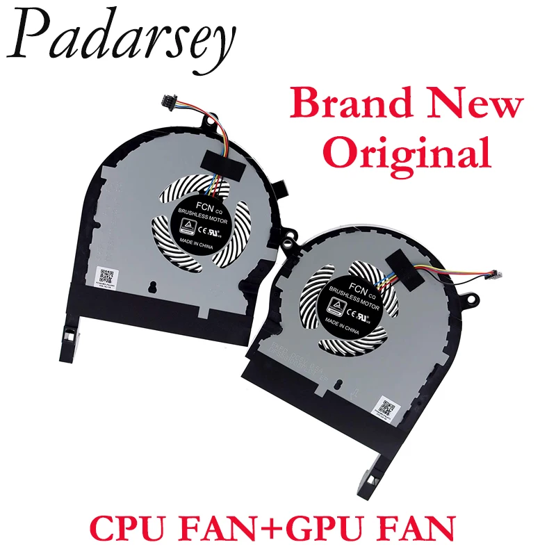 Brand New CPU Cooling Fan w/GPU Fan for ASUS TUF Gaming Laptop FX504 FX80 ZX80 FX504G FX504GD FX80G FX80GE ZX80G