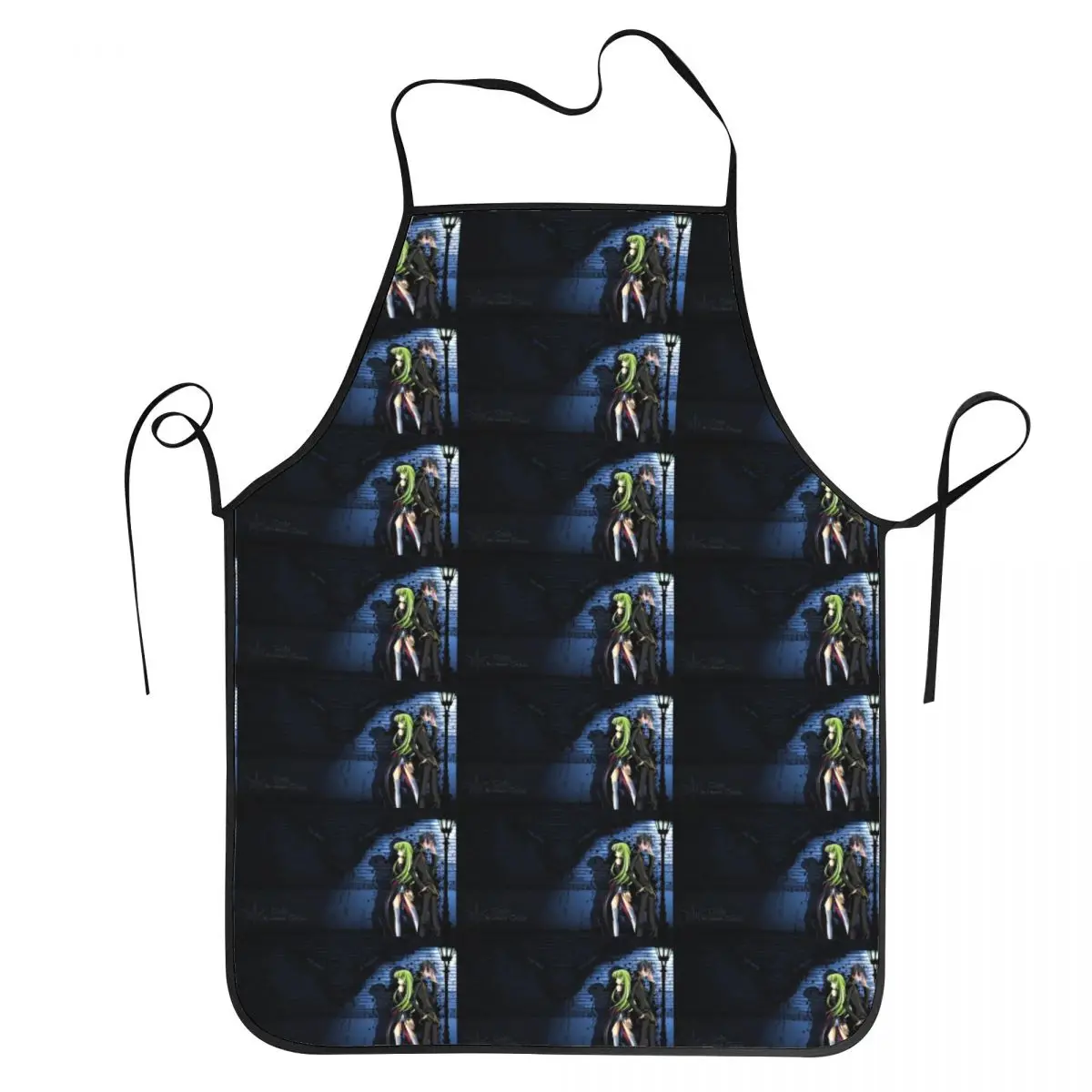Code Geass Anime Apron Chef Cuisine Tablier Sleeveless Bib Kitchen Cleaning Pinafore for Women Men Painting