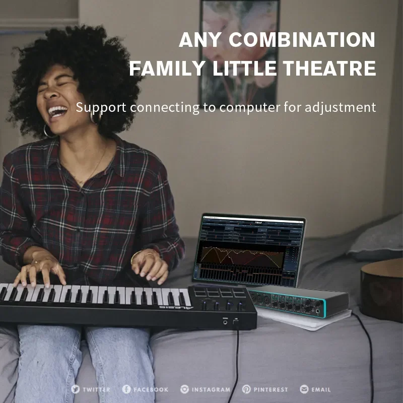 2.1 Track USB for Blaster Z New Product Live Studio Recording Lazada V8 Sound Card