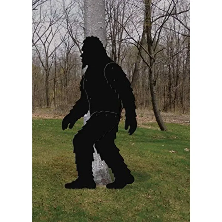 Big Foot Yard Display for outdoor use, PVC material, brown color, over 7ft tall with weather-resistant design