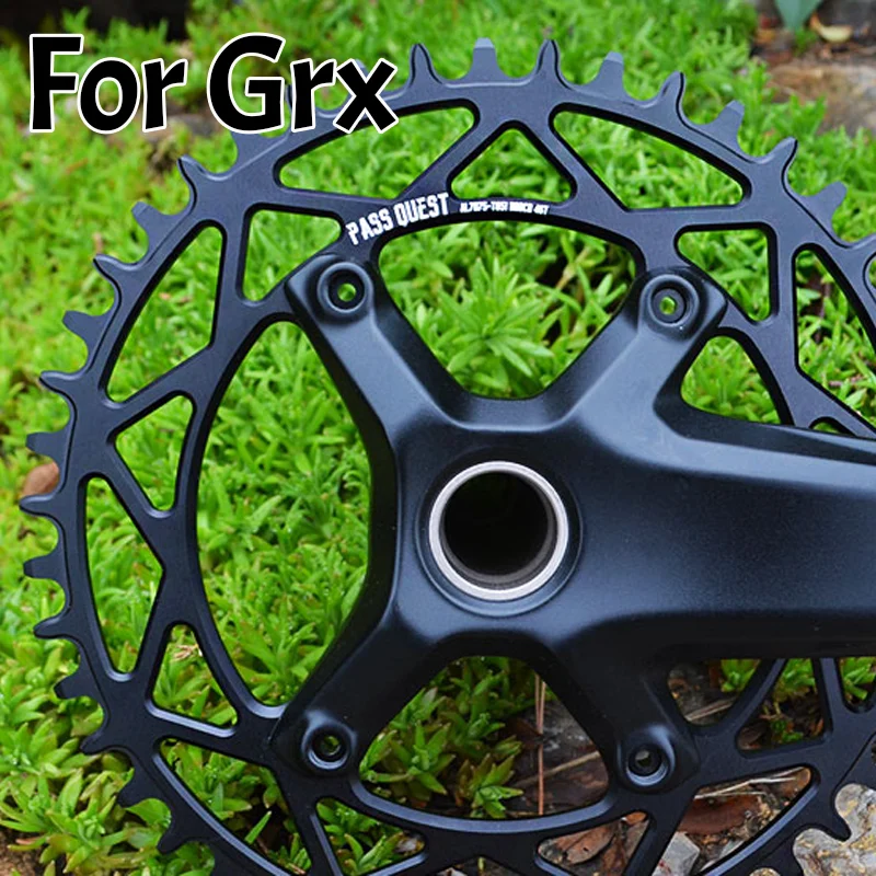 

110 Bcd 4 Bolt Chainring 110bcd Oval For Shimano Grx Rx810 Rx600 Crown 36 38t 40 42 44t 46 48t 50 52 Teeth Sprocket Narrow Wide