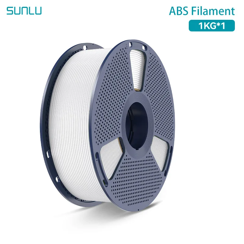 SUNLU ABS Filament 1KG/2KG/3KG/5KG/10KG 3D-Filament 1KG/Rolle 1,75mm Schwarz Weiß Grau für 3D-Druck aus Deutschland