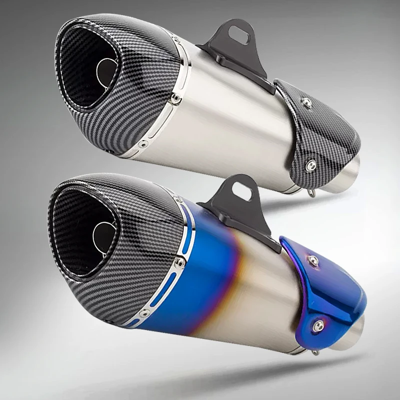 51MM Motorcycle Exhaust Pipe Escape Muffer Yoshimura Exhaust With DB Killer For F900R Z900 R25 R3 DUKE790 MT09 Ninja250 400
