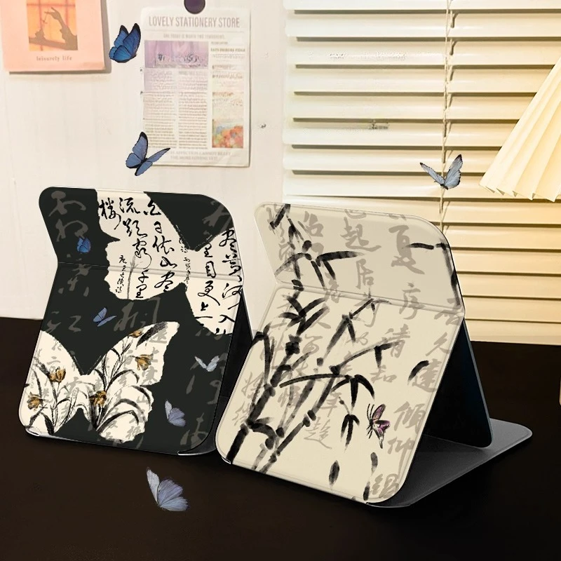 

Black Portable Mirror Rectangle Makeup Antique Creative Mirror White Standing Design Espejo Maquillaje Luz Home Accessories