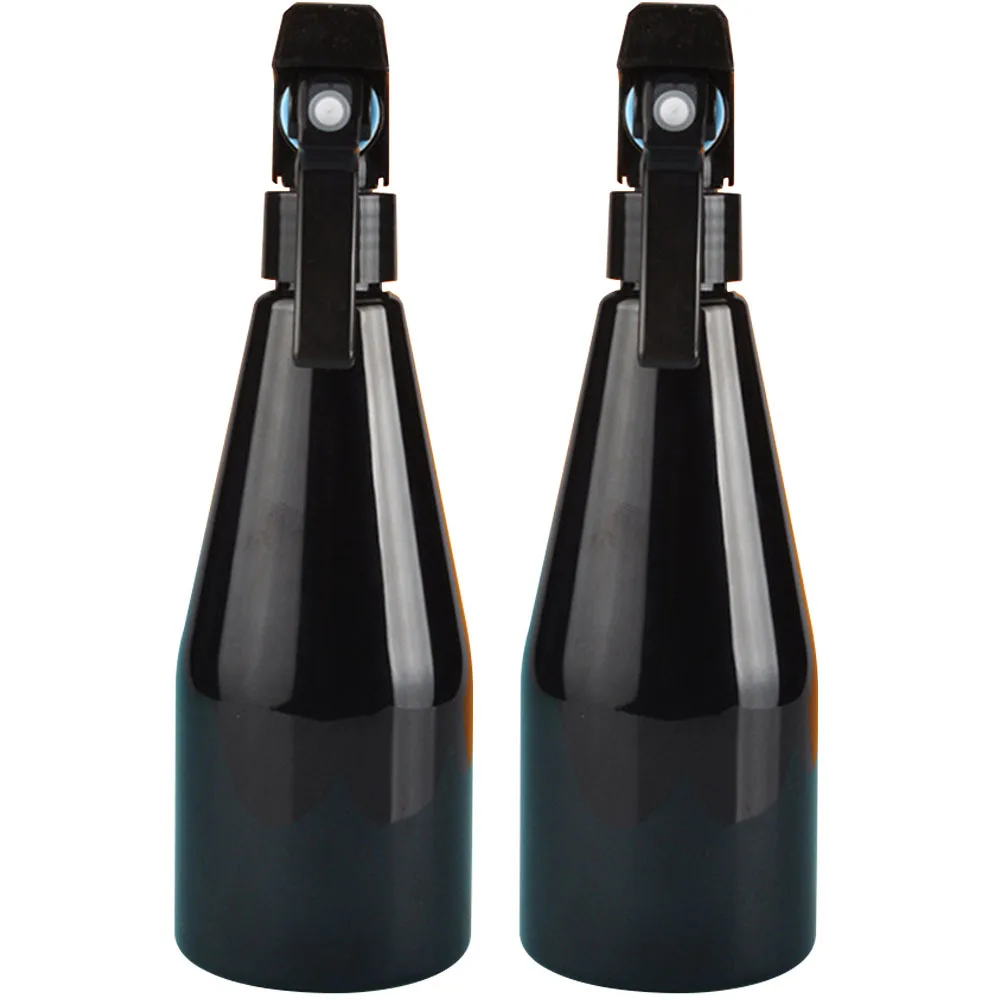 2 قطعة 250 مللي زجاجة رذاذ سوداء إعادة الملء البلاستيك بخاخ الماء رقيق ضباب للنباتات حديقة السفر التنزه التخييم #3