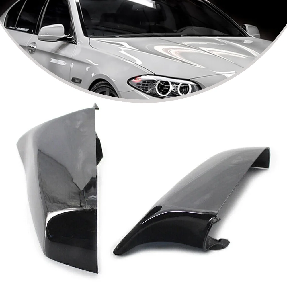 

Накладки на боковые зеркала для тюнинга автомобиля, глянцевые черные, легко устанавливаемые, защита от царапин