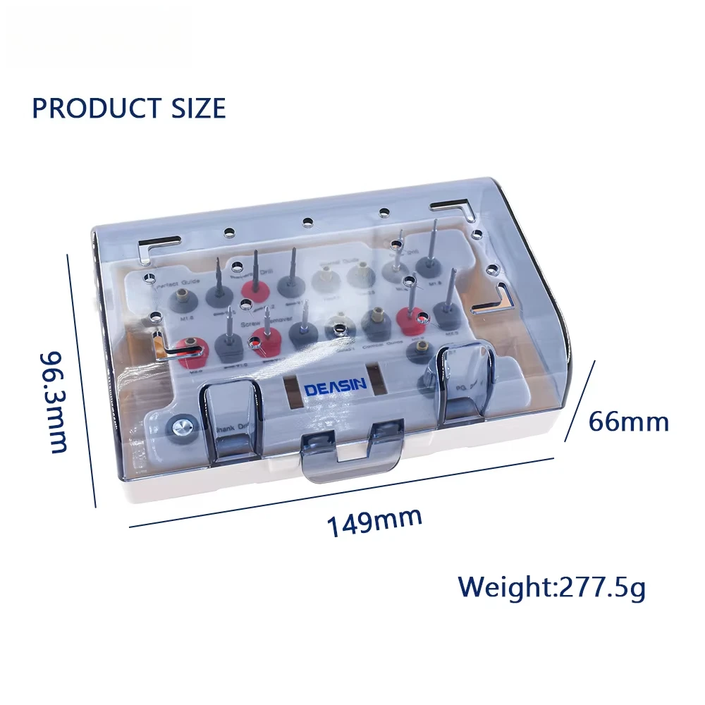 New Dental Screw Removal Kit Remover Drill Driver  Restoration Tools Kit Torque Wrench