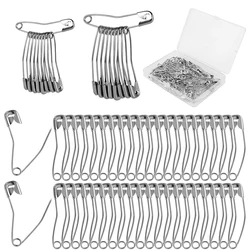 50pcs Curved Safety Pins Sewing Quilting Basting Pins Bent Safety Pins Accessories for Crafting Quilting Knitting Sewing