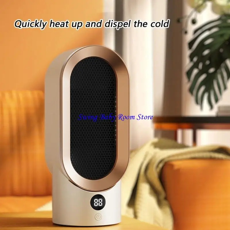 

K1AD Portable Electric Heaters Low Noise Plastic Texture with Energy Saving Features