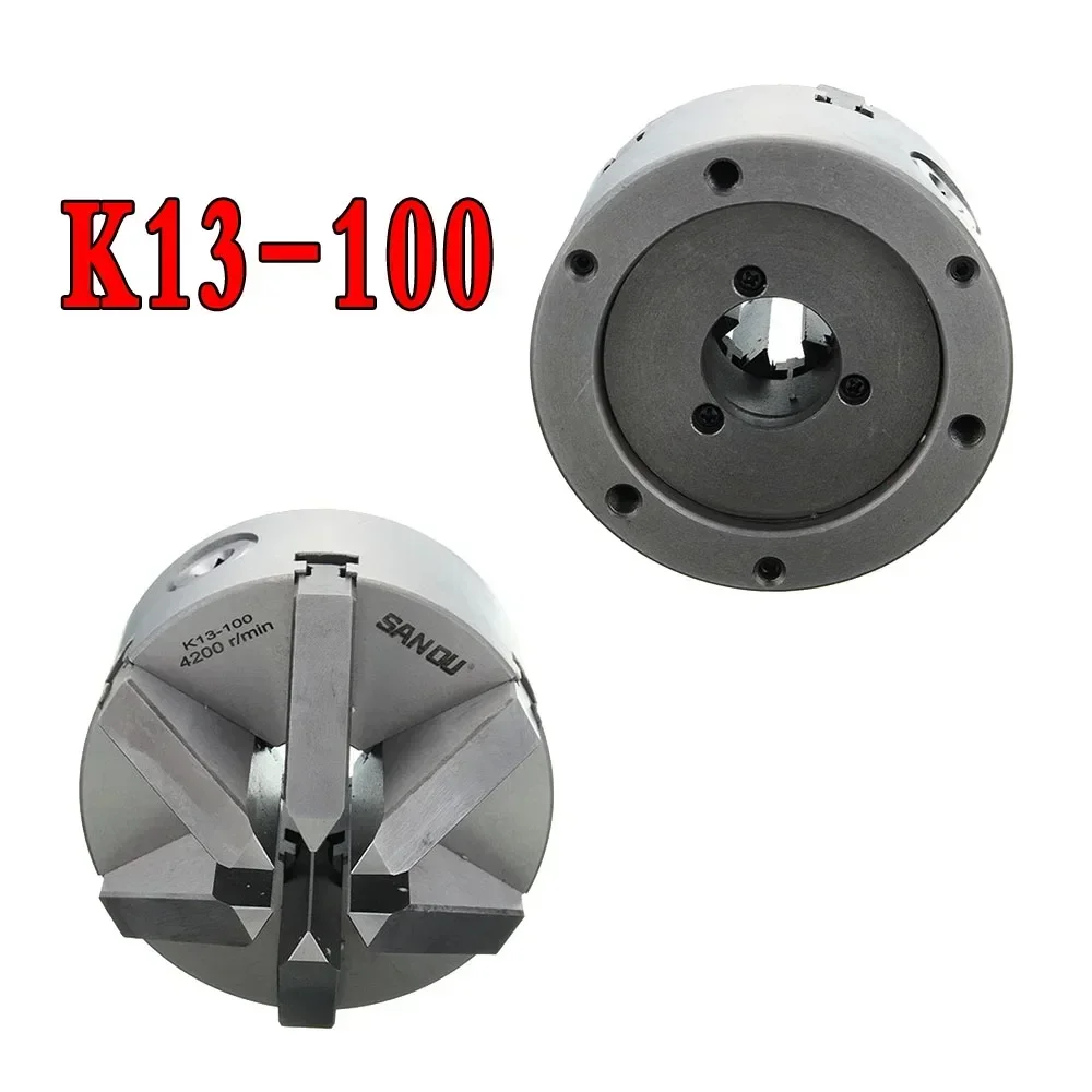 100-250mm 4-10 Inch 6 Jaw Lathe Chuck Self Centering SANOU Hardened Reversible Mounting Tool for Drilling Milling Woodworking