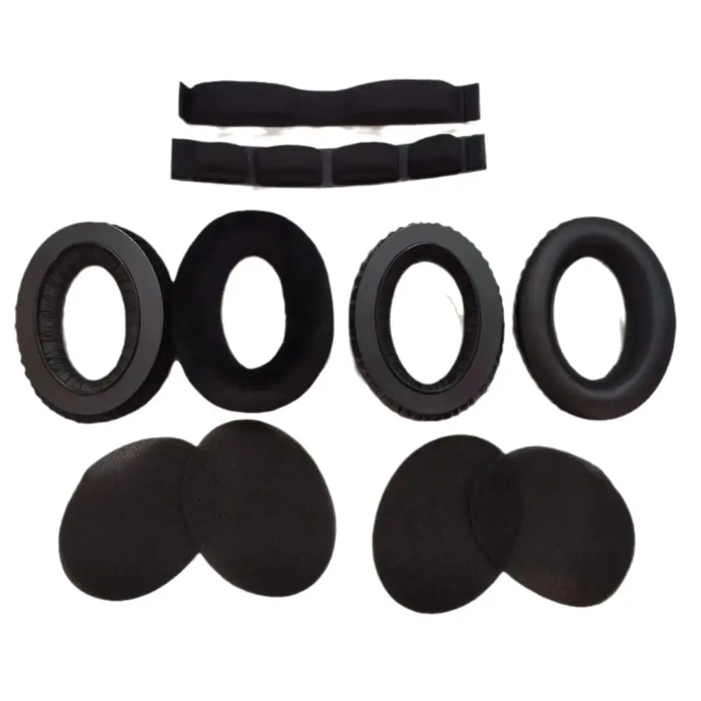 Cuscinetti di ricambio in spugna di schiuma cuffie cuffie cuffie cuscinetti auricolari parti di riparazione per Sennheiser HD660S 650 600 545 565 580