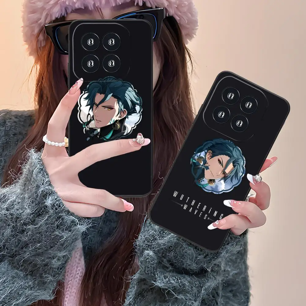 Wuthering Waves Jiyan Phone Case for Xiaomi 15 14 13 12 Mi 11 T Ultra Lite Pro S X 5G Colour Printing Cover Cover Pretty Luxury