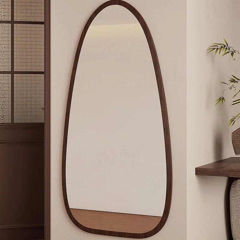 Modern Funky Mirror Living Room Decoration Items Vanity Full Body Standing Mirror Aesthetic Irregular Spiegels Home Products