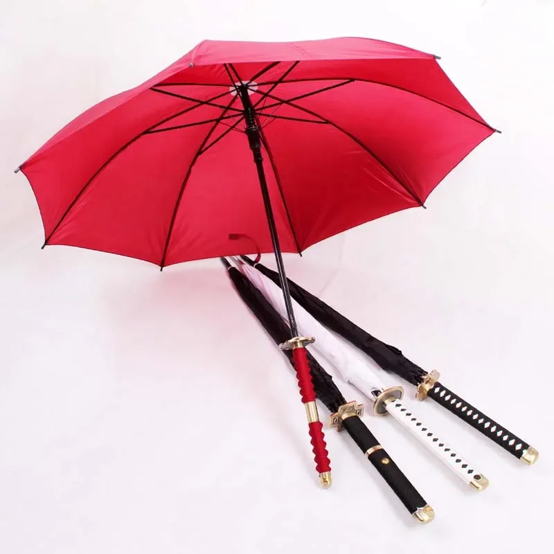 Luxury Men's Katana Umbrella Novelties Black Chinese Windproof Cover Umbrella Male Sunshades Reinforced Paraguas Hombre