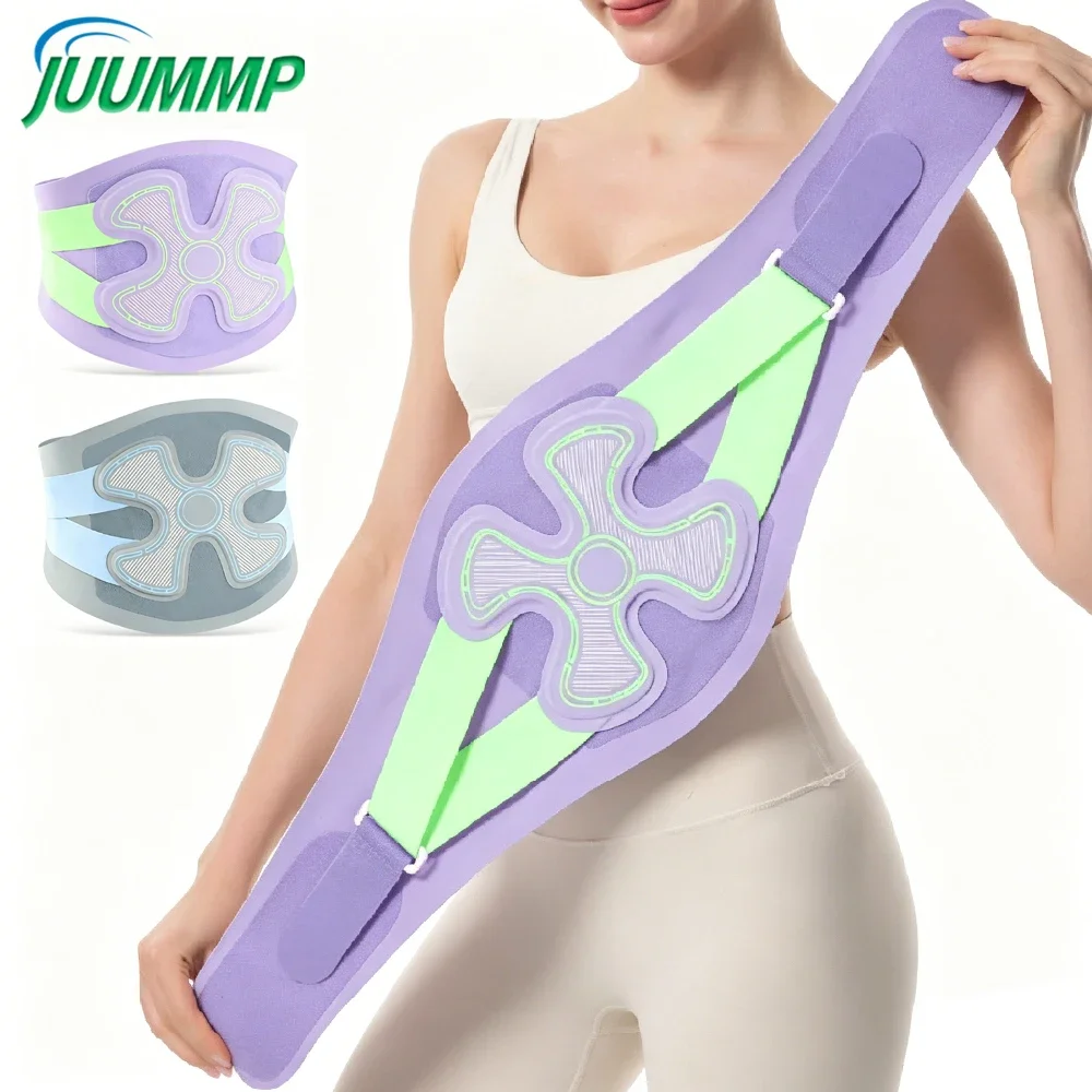 1PCS Ultra Thin Sports Back Brace, Adjustable Compression Lumbar Support Belt for Men Women, Running Basketball Gym Cycling