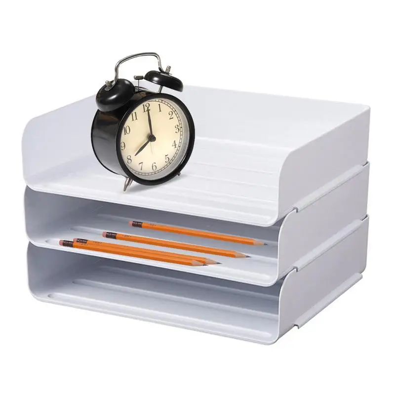 

File Organizer For Desk Desktop Literature Racks Reusable Desk File Rack File Holder For Brochures Offices Home Desktop Flyers