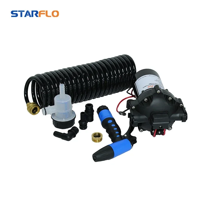 

STARFLO 12V 70 PSI Best Deck Wash Marine Saltwater Washdown Pump Kit For Boat Caravan RV