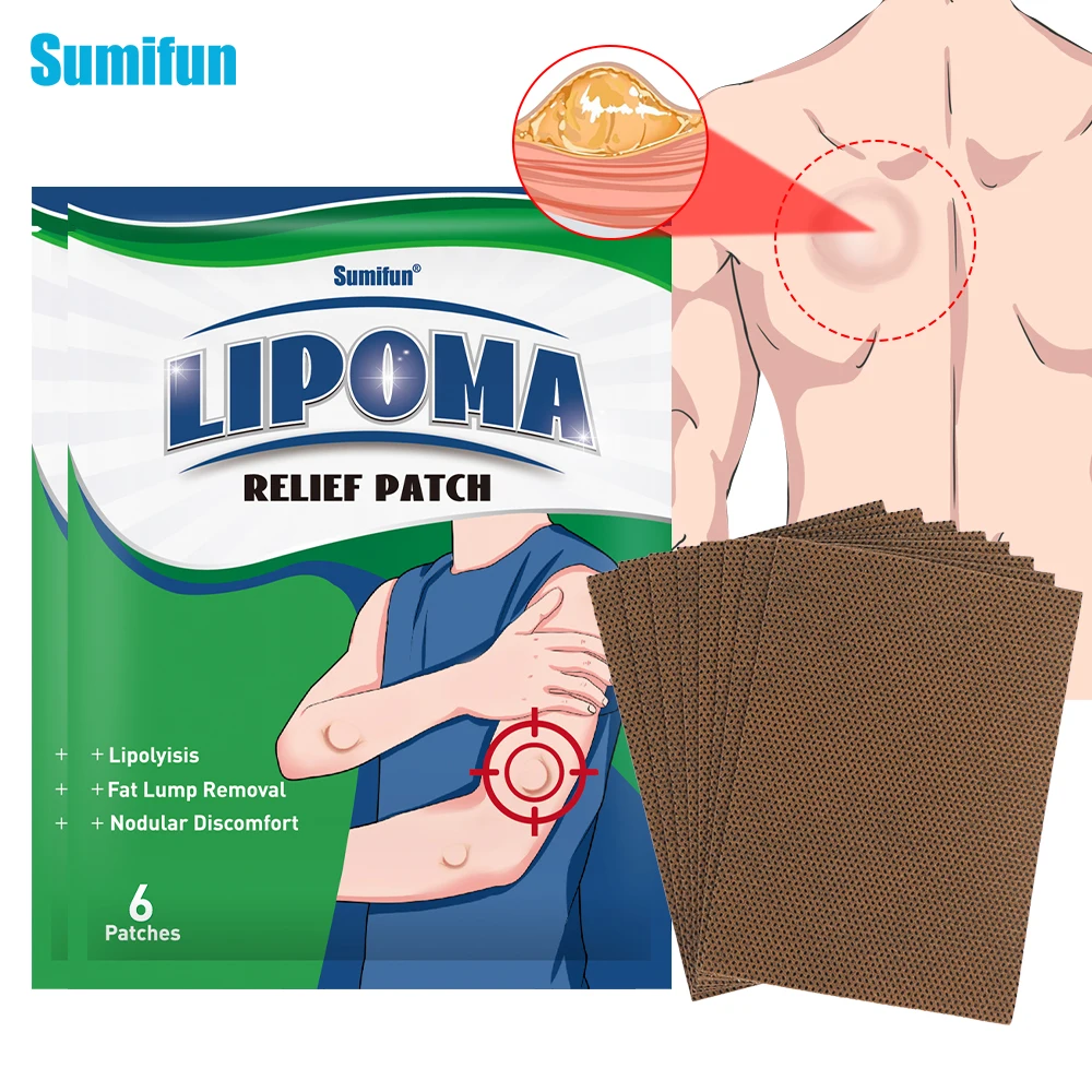 

6Pcs Lipoma Removal Plaster Fat lump Remove Sticker Anti-Tumor Peeling Pain Relief Patch Nodular Discomfort Treatment Patch Care