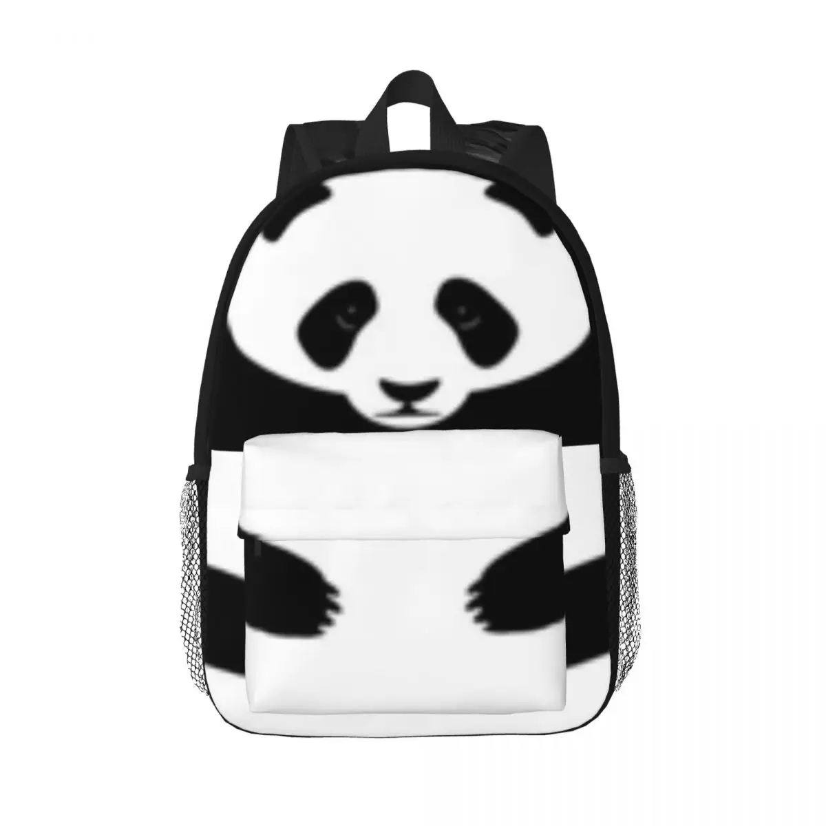 Cute Panda Padrão School Bag, mochila leve, Print Pattern, Novo, elegante, 15 Polegada