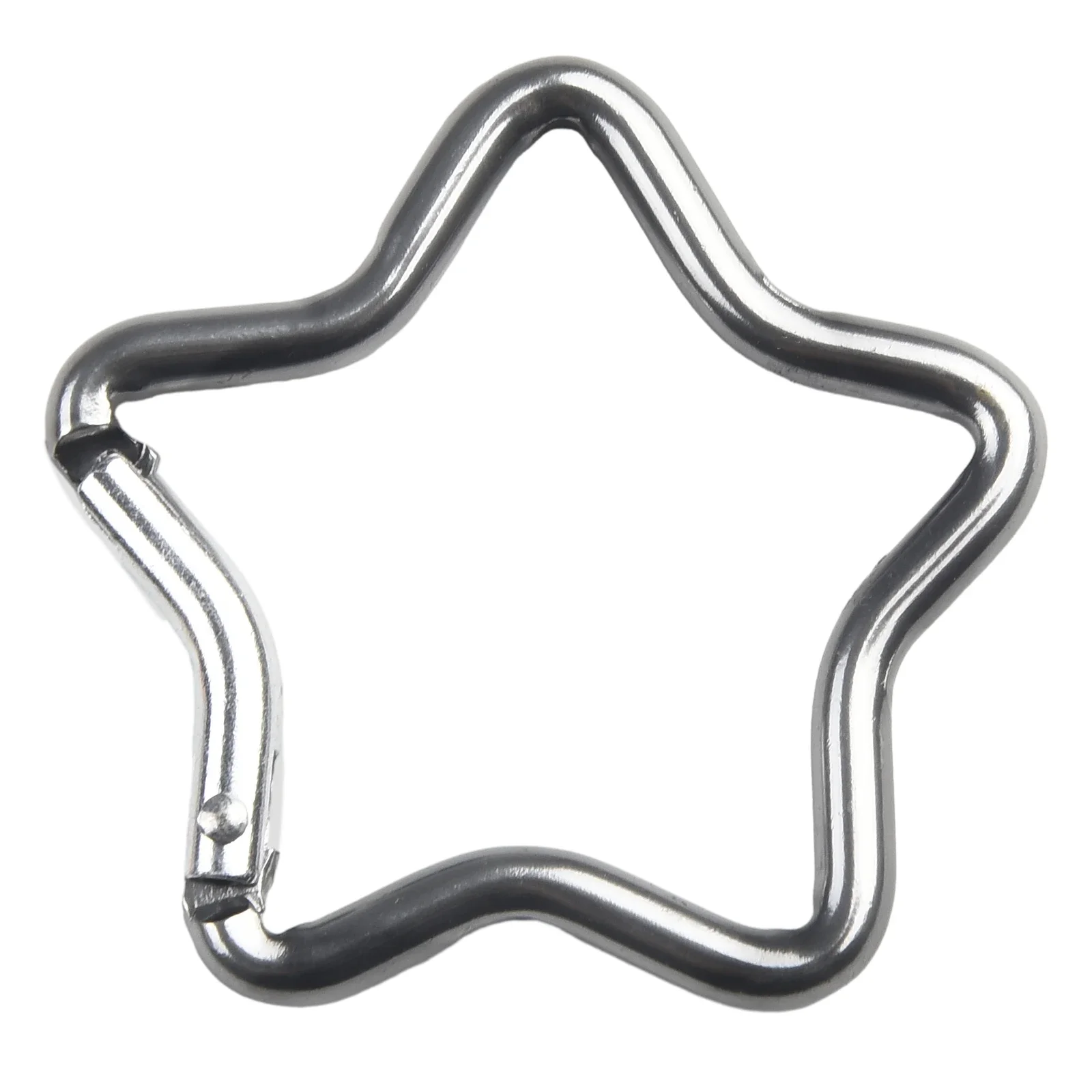 High Quality Brand New Carabiner Safety Buckle 3 Pcs Aluminum Alloy Clothing Backpack Colorful Five-pointed Star