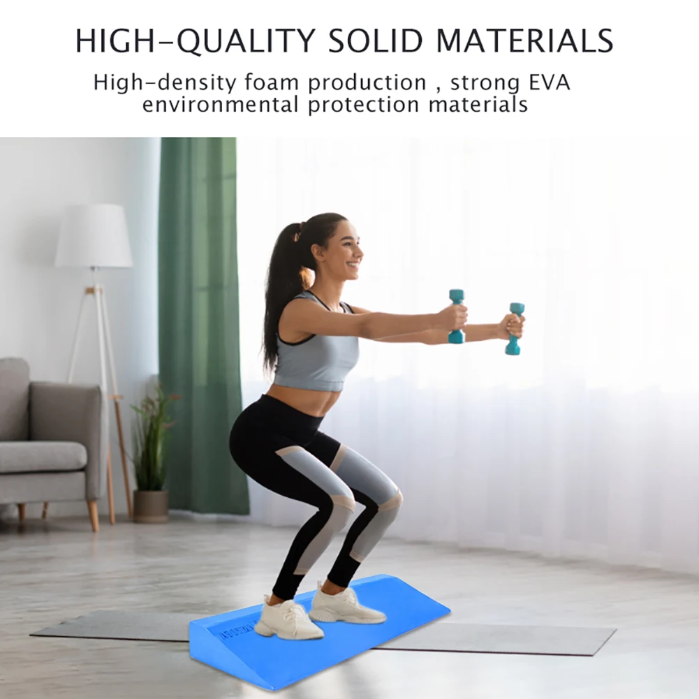 Yoga Wedge Blocks Lightweight Yoga Wedge Stretch Slant Board Wrist Lower Back Support for Exercise Gym Fitness