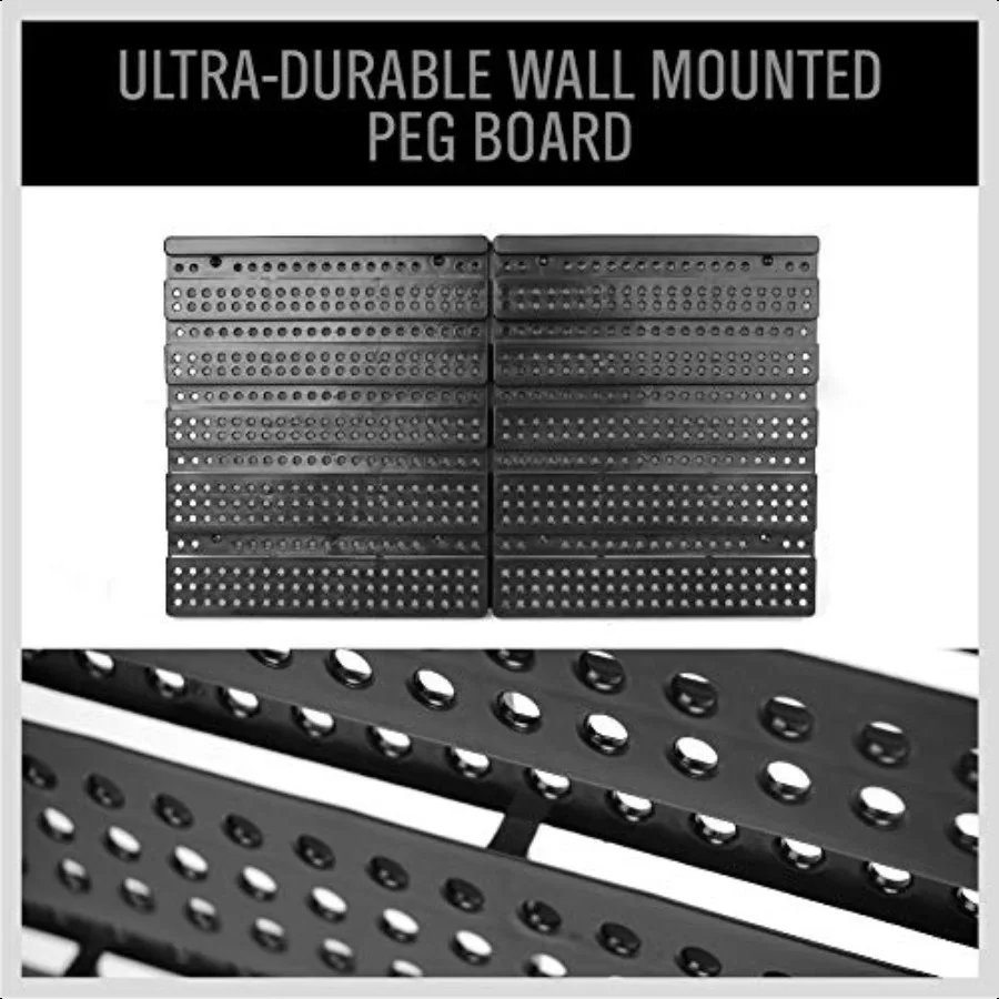 30Bin Sistema di rack di stoccaggio a parete Organizzatore di attrezzi da garage per carichi pesanti per viti, dadi, bulloni, chiodi, perline e piccole parti hardware