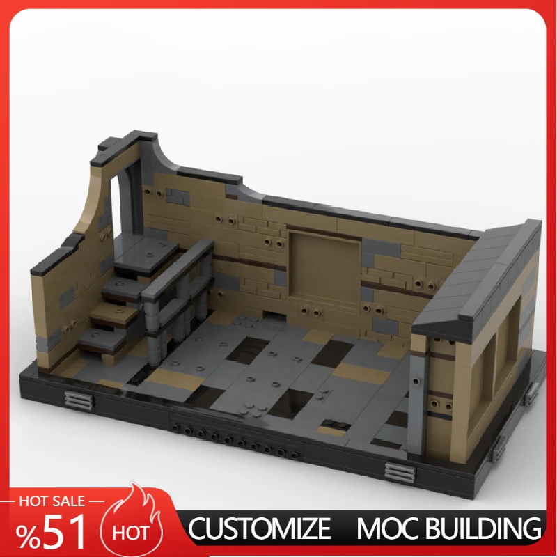 373 pièces Star Fighting Workshop MOC, blocs de construction modulaires personnalisables, design créatif, jouet éducatif DIY, cadeau d'anniversaire