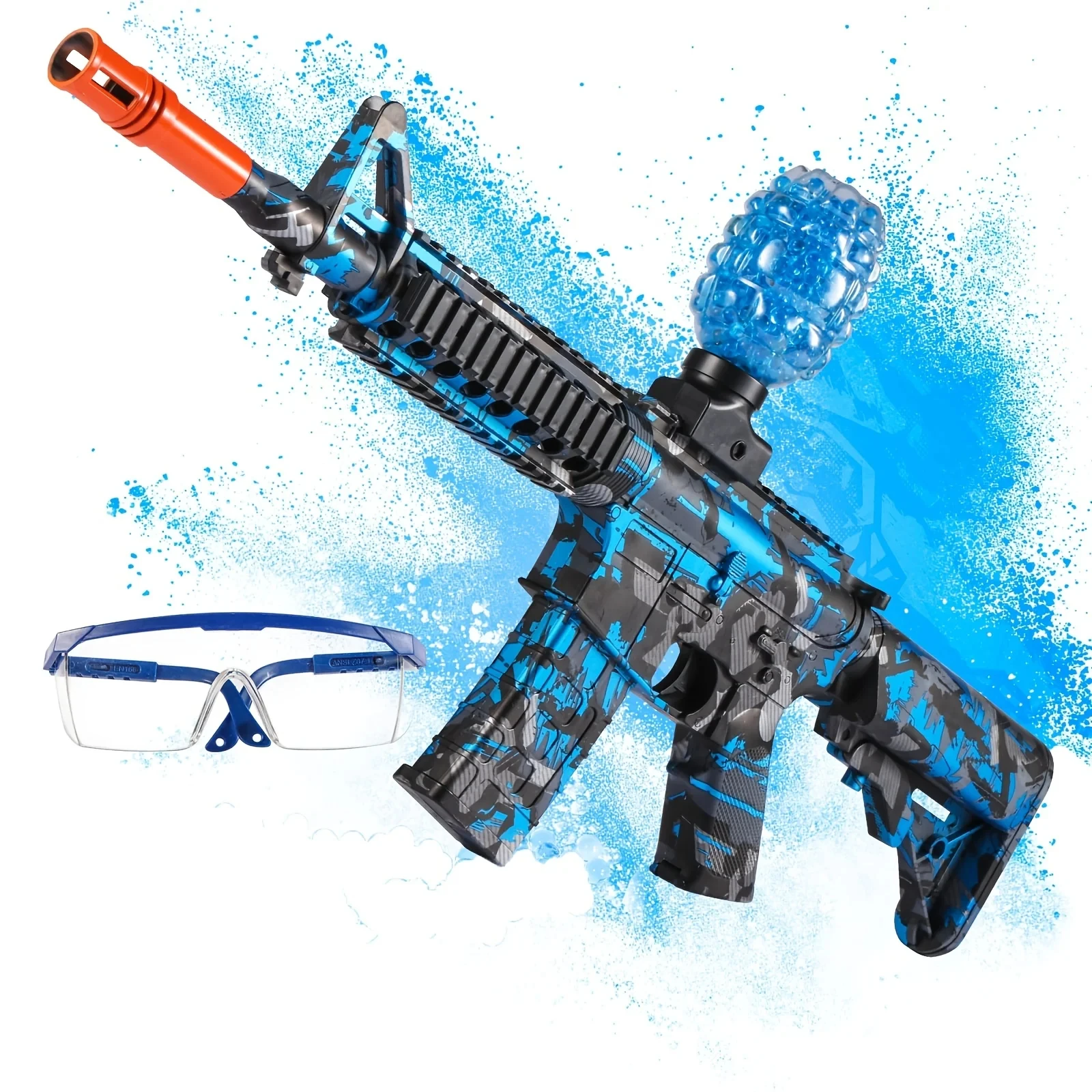 نسخة ملونة جديدة من لعبة الناسف الكروي M4 الكهربائية، بطارية قابلة لإعادة الشحن صديقة للبيئة، لعبة Cs خارجية أوتوماتيكية بالكامل