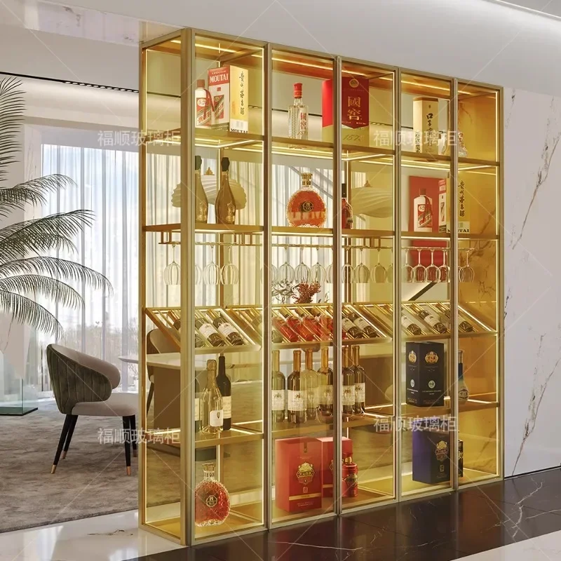 

Drink Bar Furniture For Living Room Bar Cabinet Luxury For Drinks Beverage Cellar Whiskey Storage Cabinets Wooden Bottle Cabinet