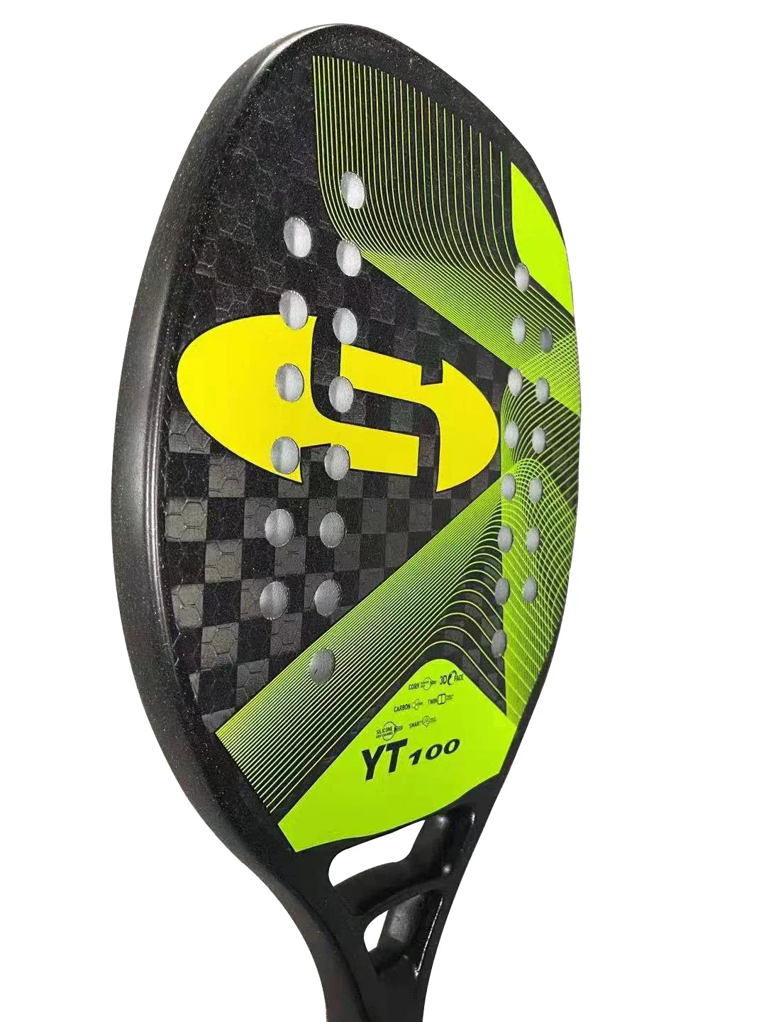 Custom 3K 12K 18K High-End Graphite Carbon Fiber Beach Tennis Racket