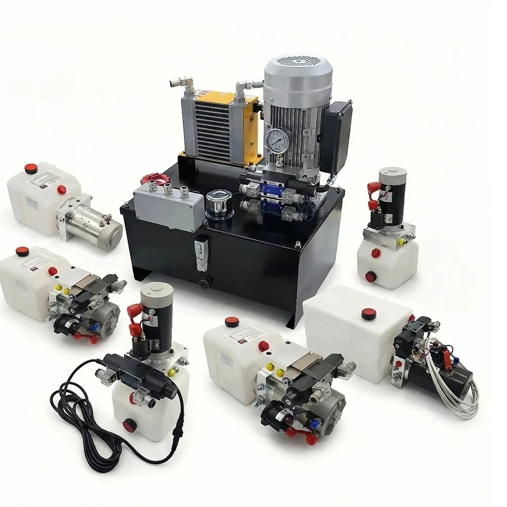 Support Custom DC Short Time Operation Hydraulic Power Unit Hydraulic Control System Power Unit Pump Station
