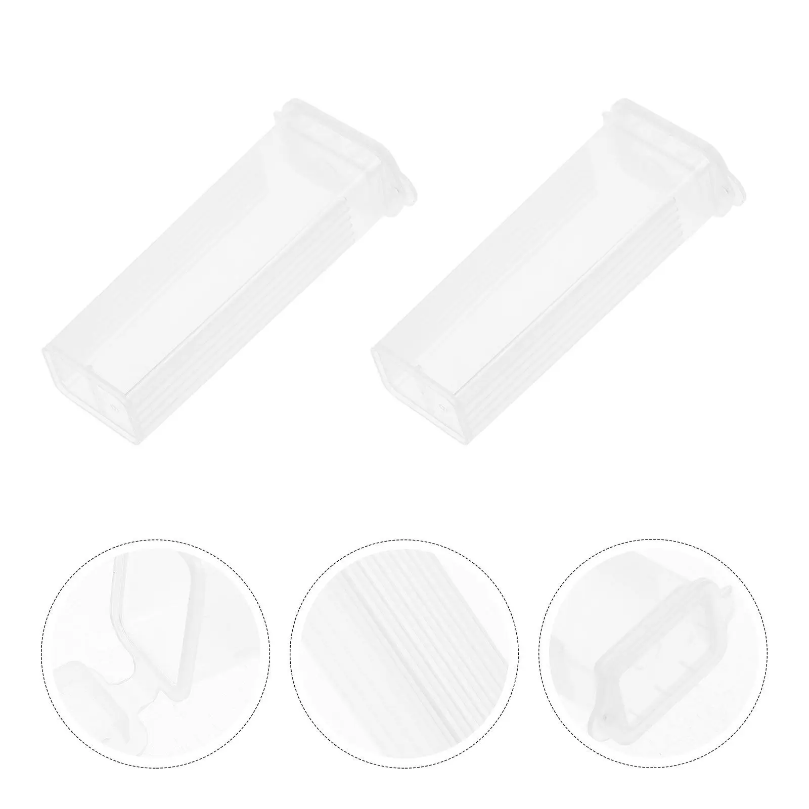 

10Pcs Pathology Slide Storage Box Compact Staining Jar Set for Laboratory Microscope Slides Safe Transit Slide Protection