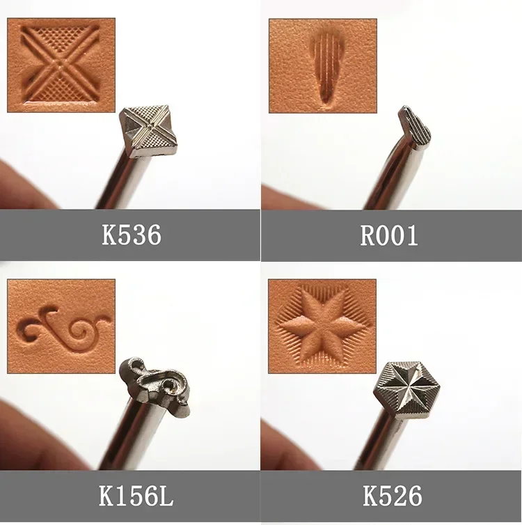 1Pcs Leather Stamping Kit Metal Punch Tool Stamp Wax Leather Craft Punch Stamps