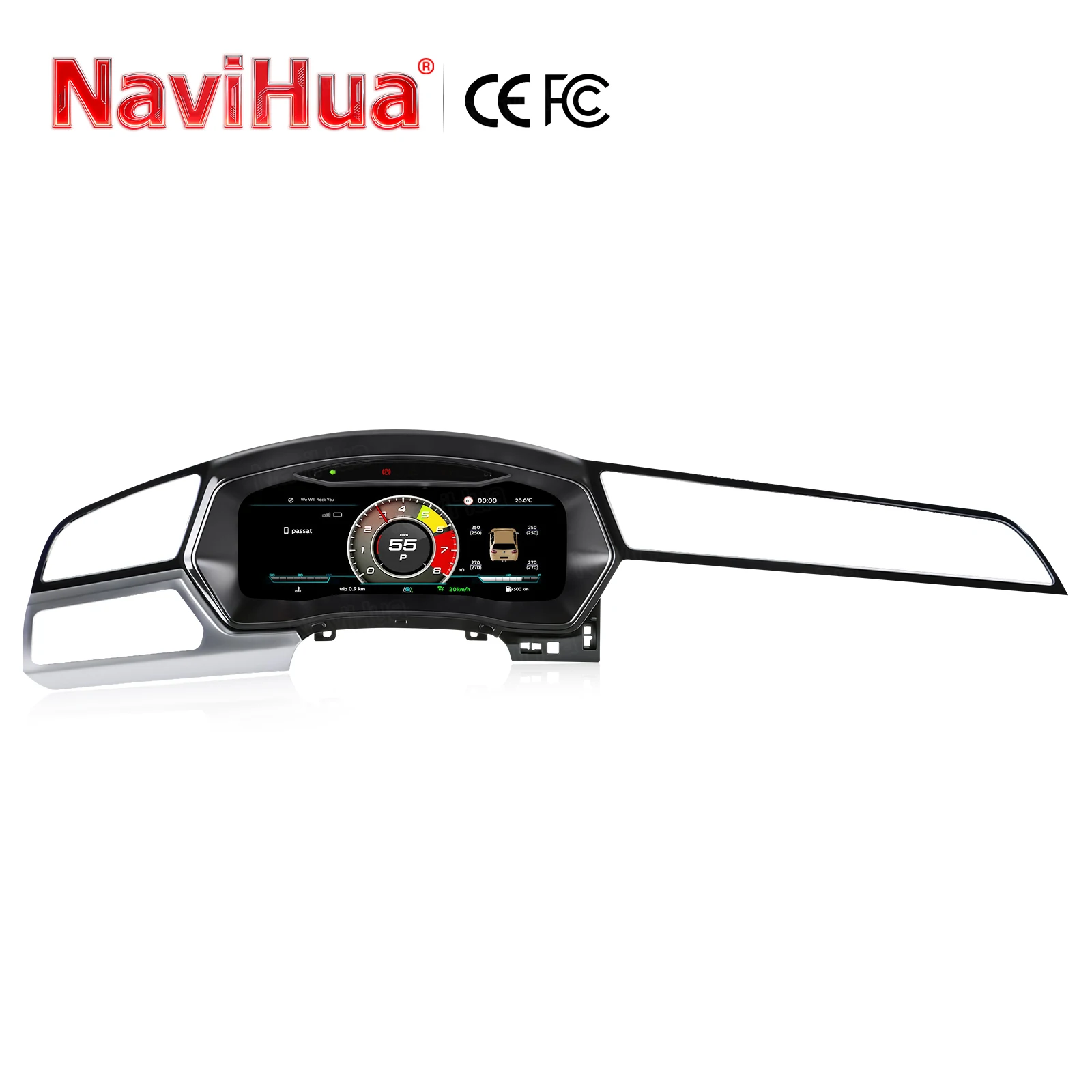 

Цифровая приборная панель LCD 12.3'' с функцией виртуального кокпита для Volkswagen Touran L 16-22, аксессуар для модернизации