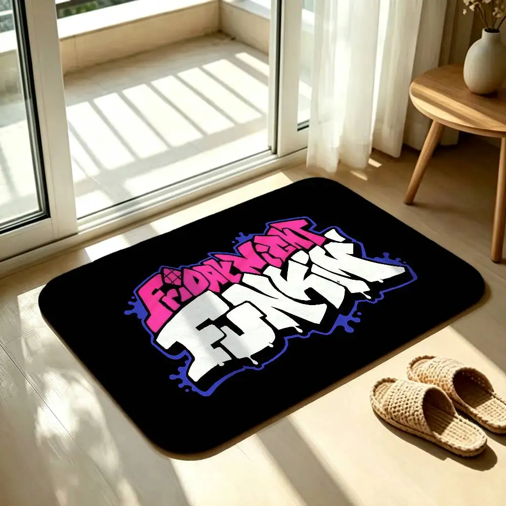 Game F-Friday N-Night F-Funkin Bedroom Decor Carpet  for Living Room Thick Plush Study Floor Mat Home Fluffy Soft Rug