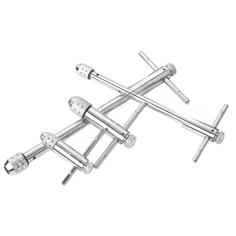 

Positive and negative adjustable ratchet tap T-type extended tap hinge hand tapping tool