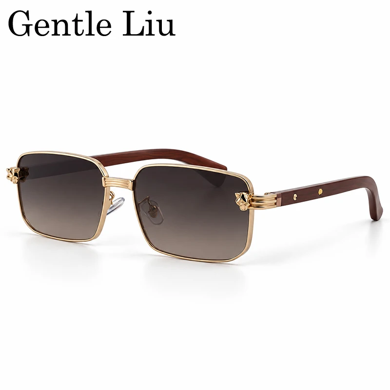 Classic Rectangle Punk Sunglasses Men 2026 Luxury Brand Designer Vintage Square Sun Glasses Male Steampunk Outdoor Eyewear Shade